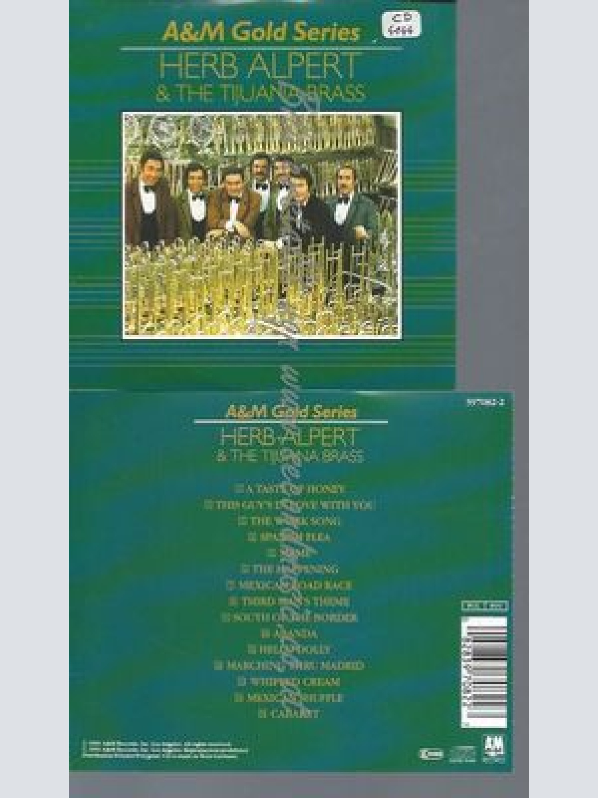 CD--HERB ALPERT--A&M GOLD SERIES