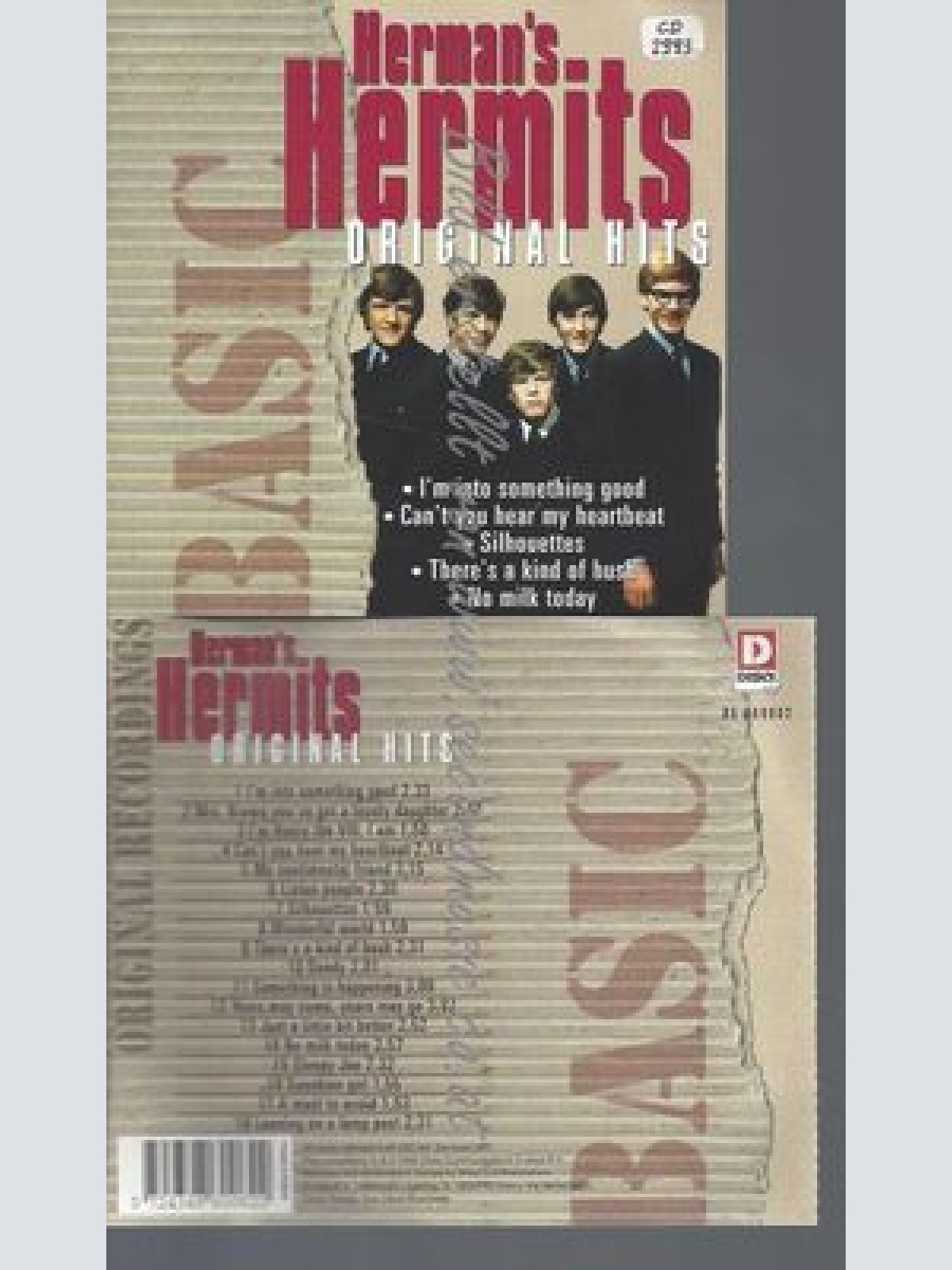 CD--HERMAN'S HERMITS--BASIC ORIGINAL HITS