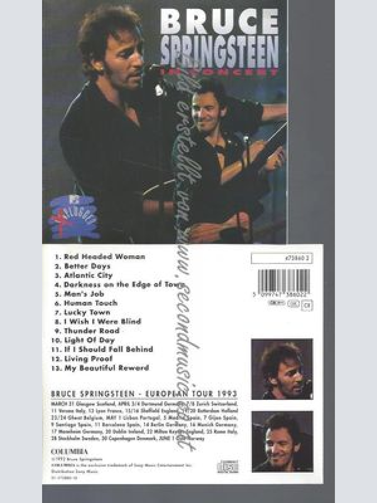 CD--BRUCE SPRINGSTEEN--IN CONCERT -PLUGGED-