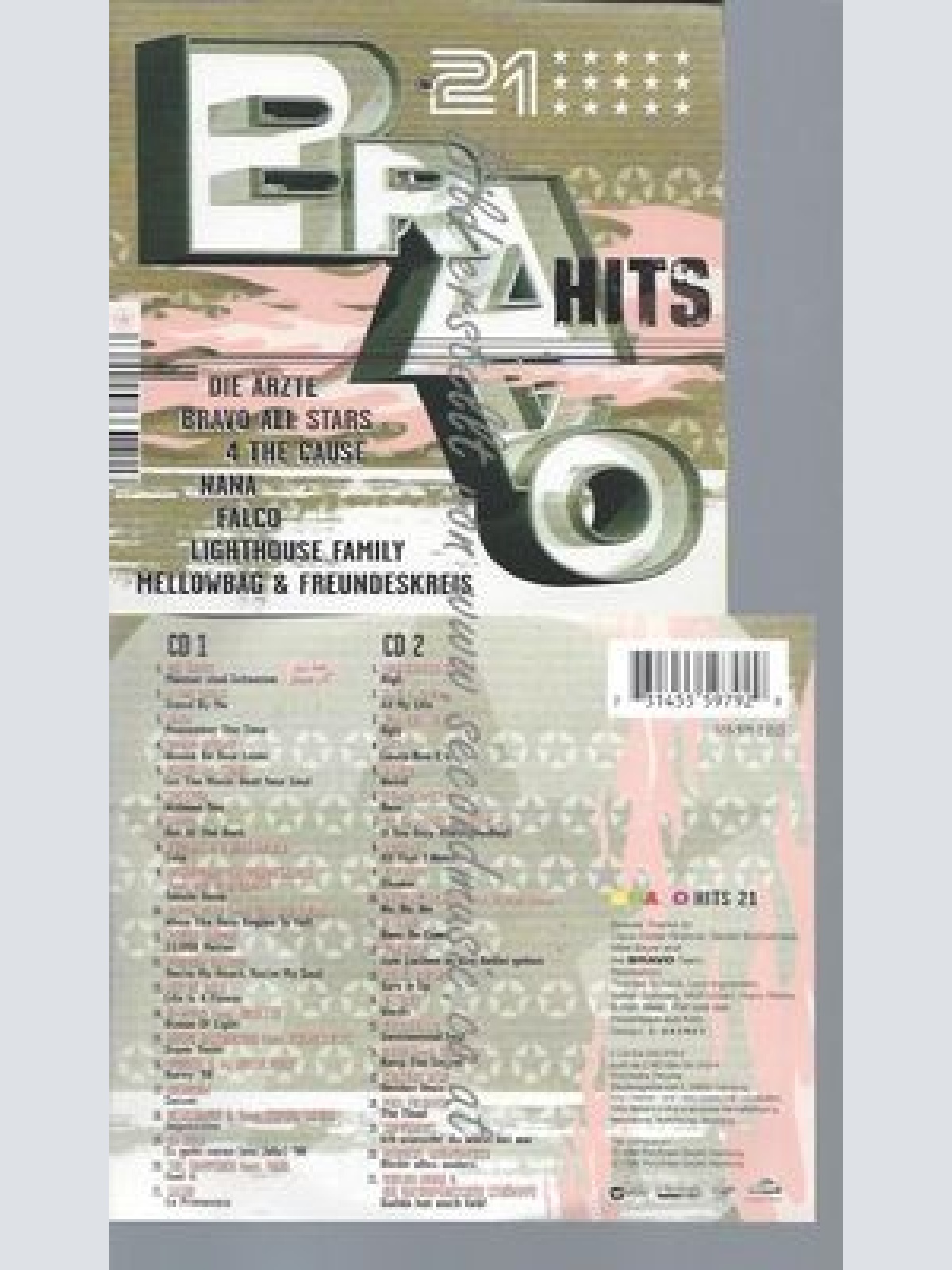 CD--DIE ÄRZTE UND JON BON JOVI--BRAVO HITS 21  | DOPPEL-CD