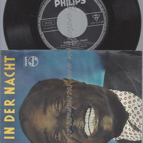 7"  Louis Armstrong  Kisses In Der Nacht