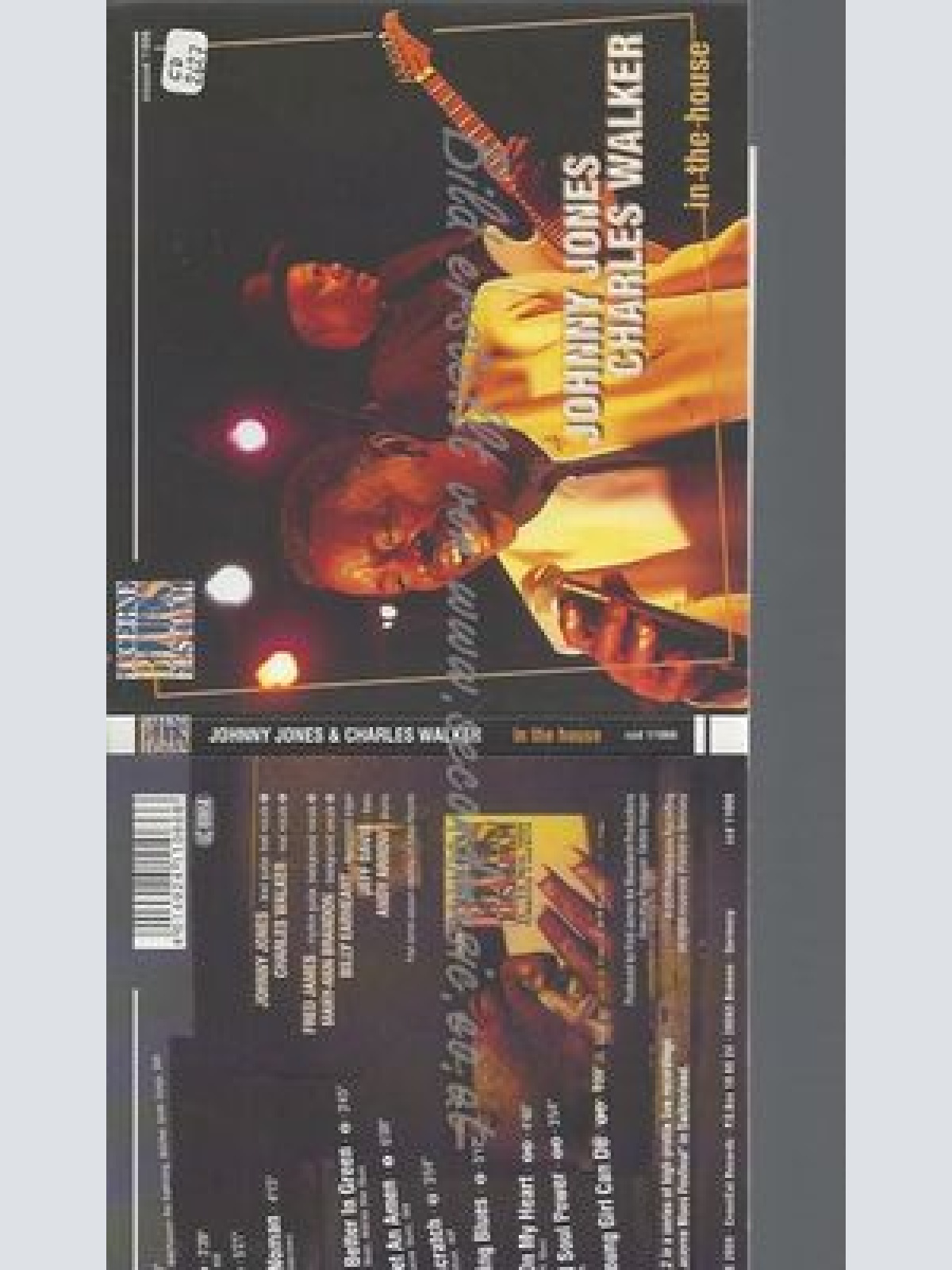 CD--JOHNNY JONES--IN THE HOUSE-LIVE AT LUCERNE