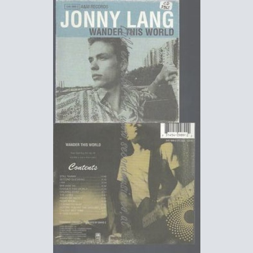 CD--JONNY LANG--WANDER THIS WORLD