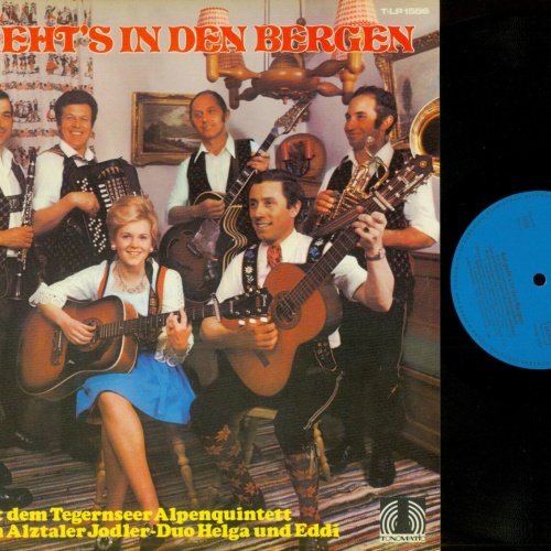 LP--Tegernseer Alpenquintett,   – Auf Geht's In Den Bergen   // NM