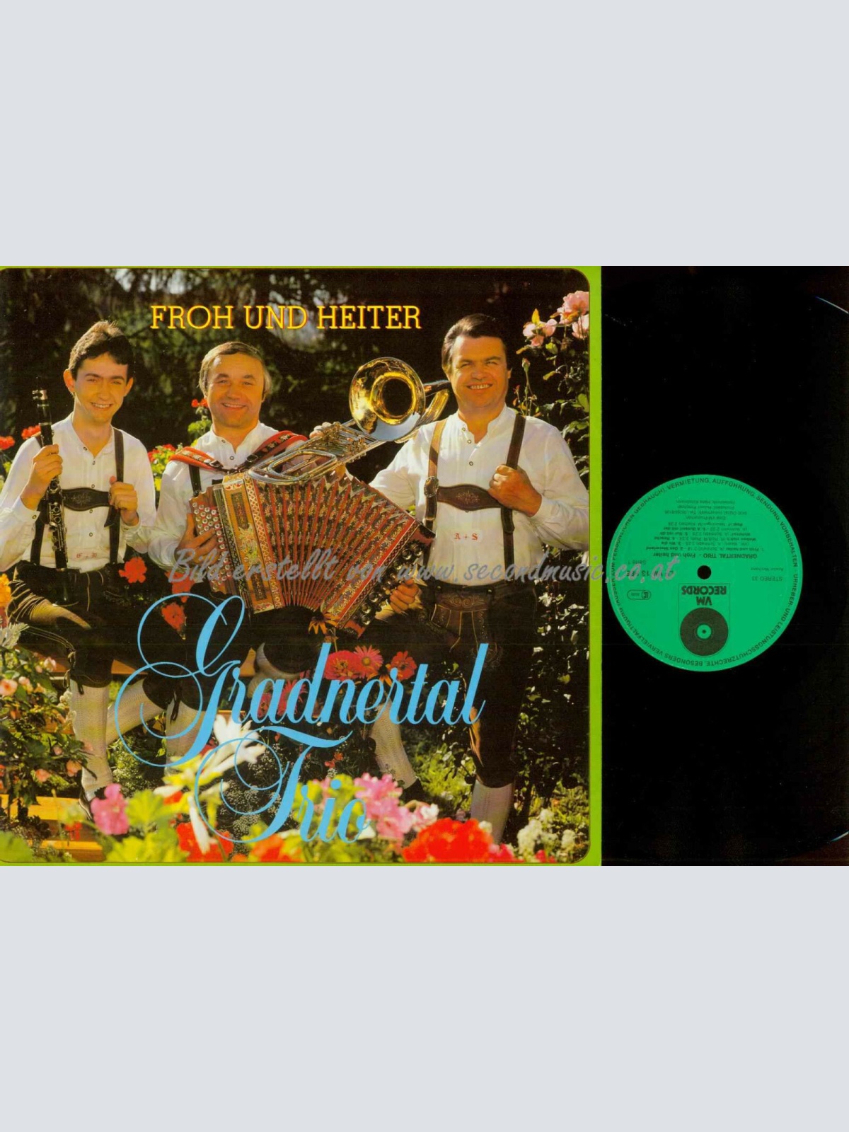 LP-- Gradnertal Trio – Froh Und Heiter --VM Records   / NM /