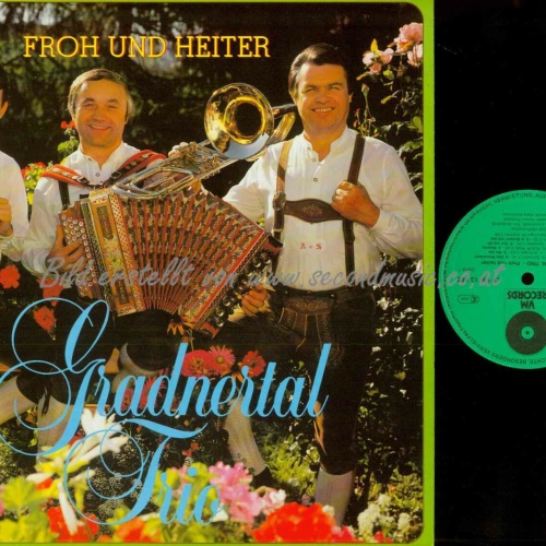 LP-- Gradnertal Trio – Froh Und Heiter --VM Records   / NM /