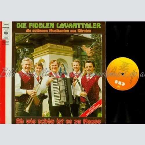 LP--DIE FIDELEN LAVANTTALER--OH WIE SCHÖN IST ES ZU HAUSE--