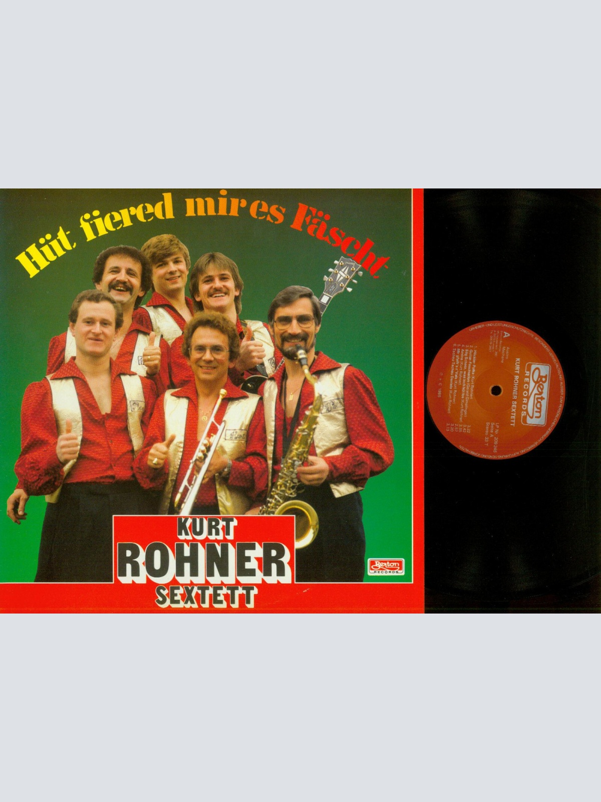 LP--Kurt Rohner Sextett – Hüt Fiered Mir Es Fäscht  // NM