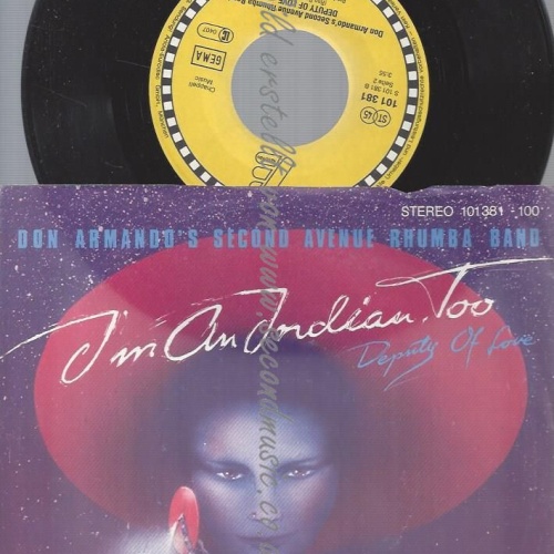 7"   Don Armando's Second Avenue Rhumba Band  I'm An Indian, Too