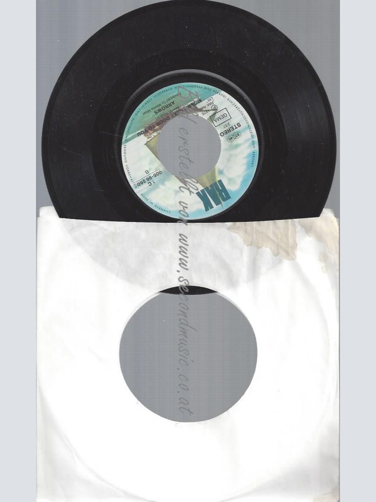 7"   Arrows  My Last Night With You