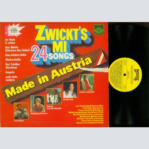 LP-- Various ‎– Zwickt's Mi 24 Songs Made In Austria