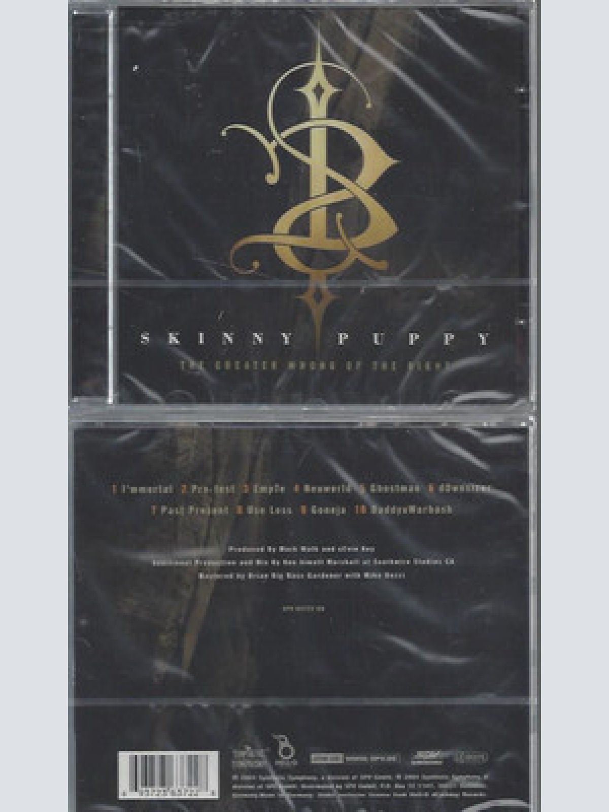 CD--SKINNY PUPPY--THE GREATER WRONG OF THE RIGHT