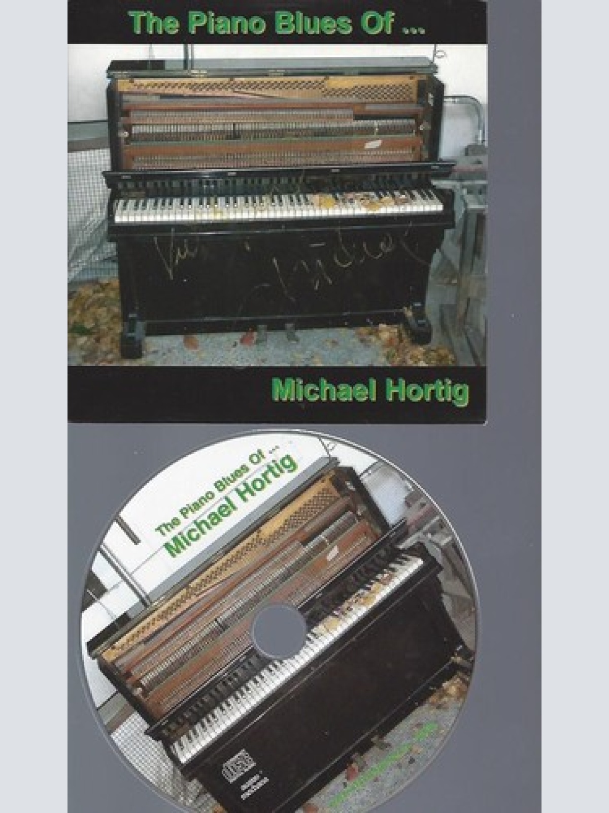 CD   Michael Hortig // The Piano Blues of -- signed