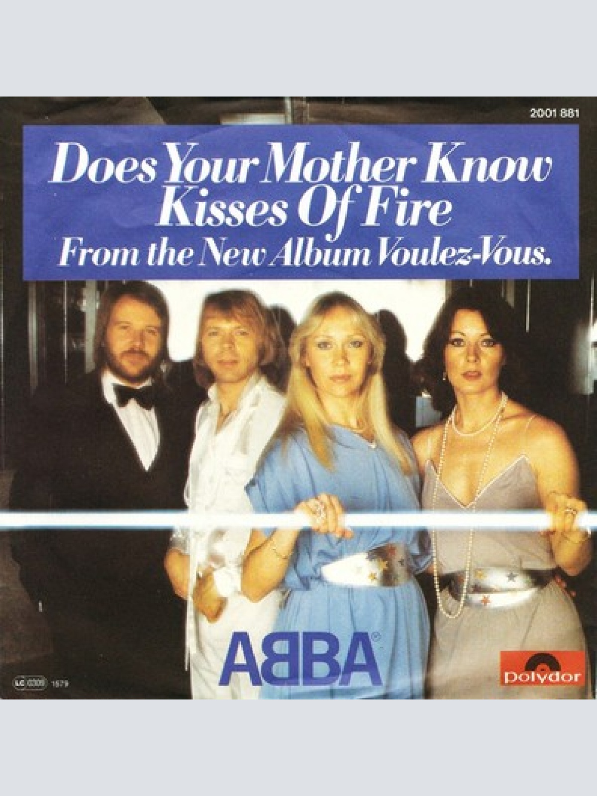 7", Single ABBA - Does Your Mother Know / Kisses Of Fire