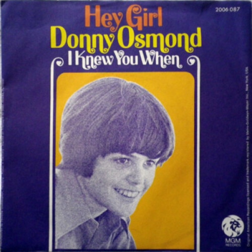 7", Single Donny Osmond - Hey Girl