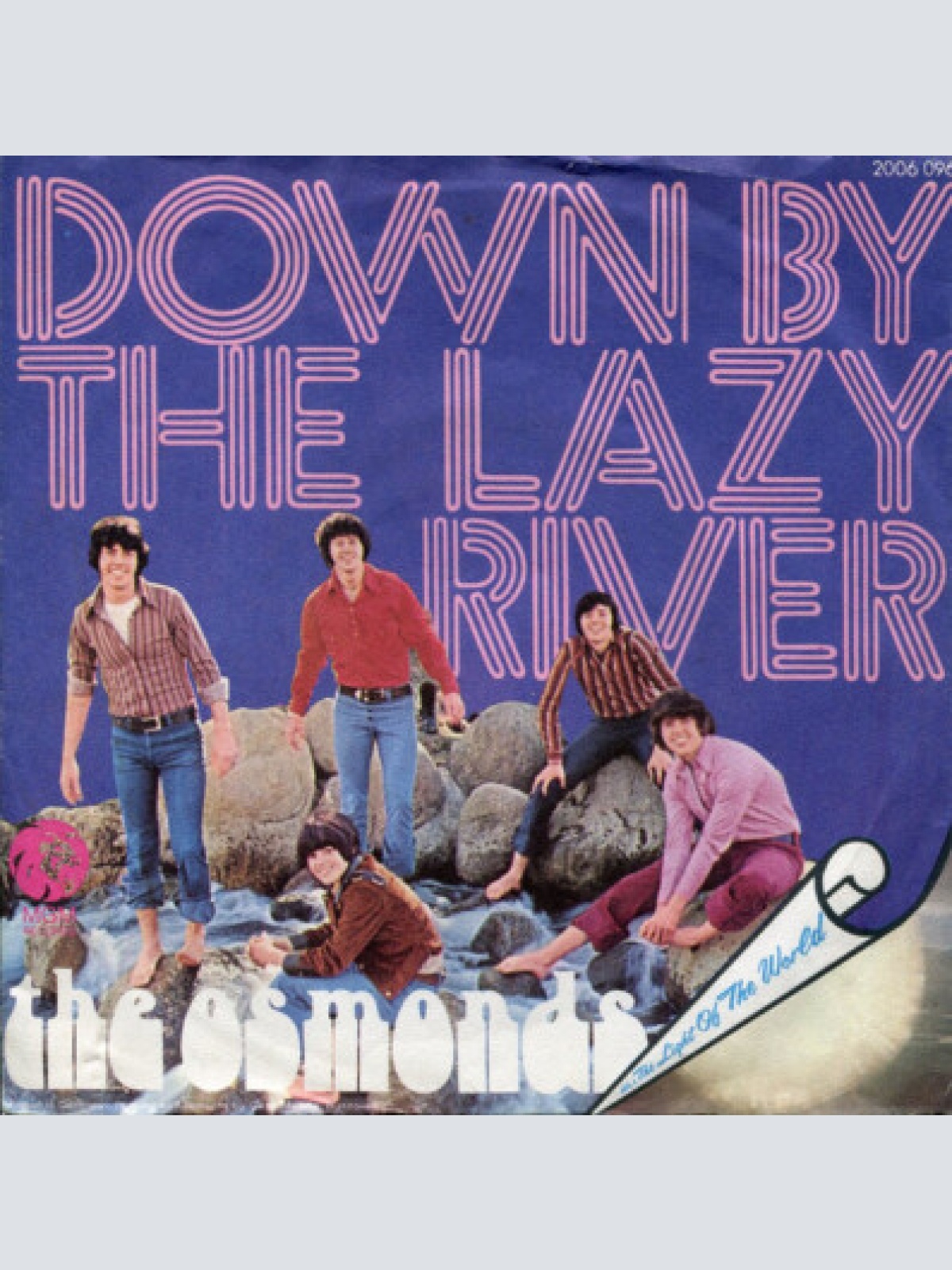 7", Single The Osmonds - Down By The Lazy River
