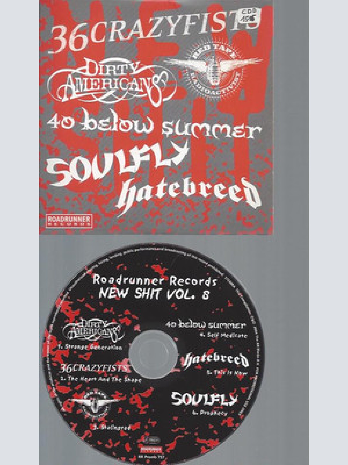 CD--36 CRAZYFISTS //SOULFLY // HATEBREED // DIRTY AMERICANS // RR PROMO