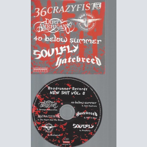 CD--36 CRAZYFISTS //SOULFLY // HATEBREED // DIRTY AMERICANS // RR PROMO