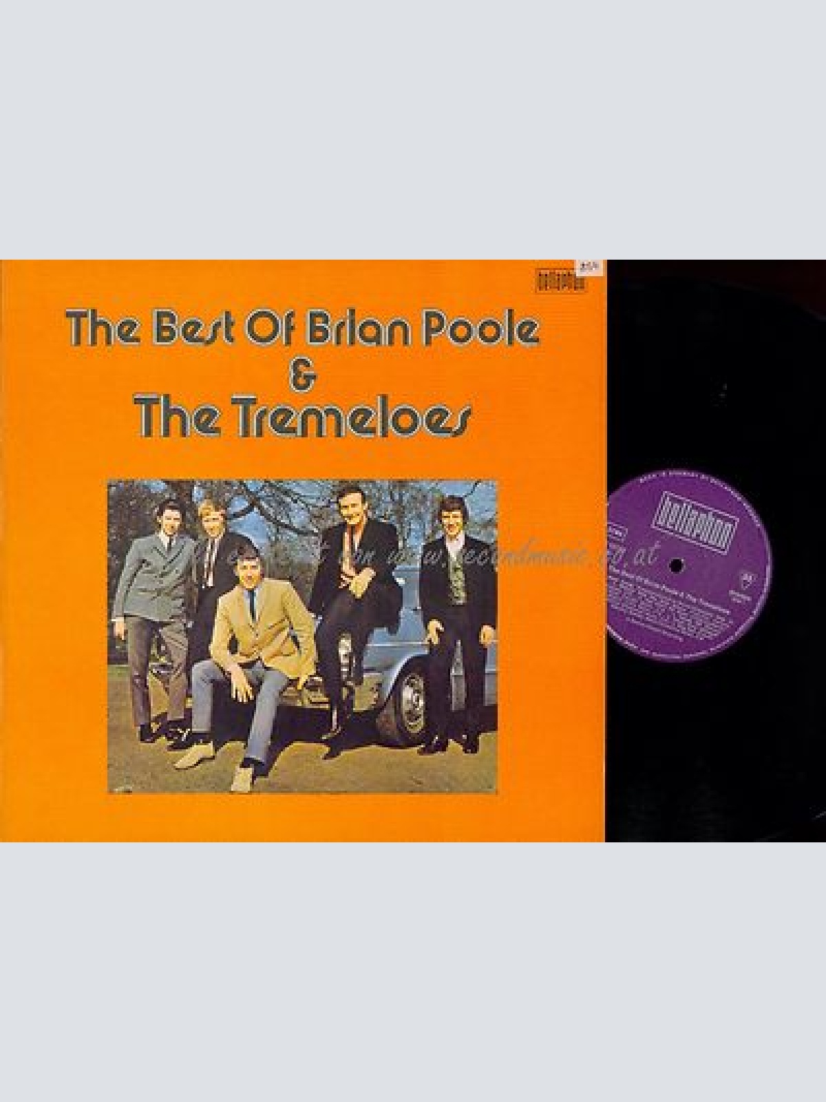 LP--THE BEST OF BRIAN POOLE & THE TREMELOES -BELLAPHON --GERMANY