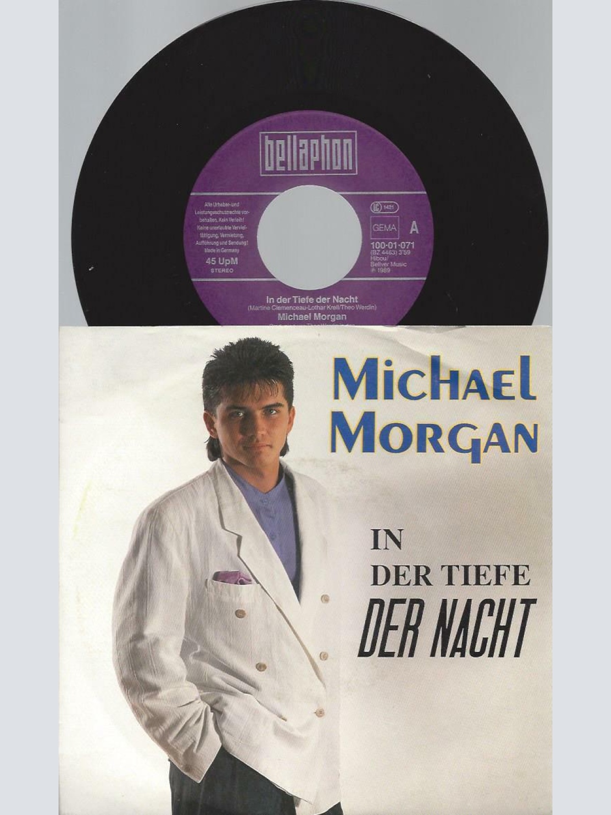7"    Michael Morgan    In Der Tiefe Der Nacht