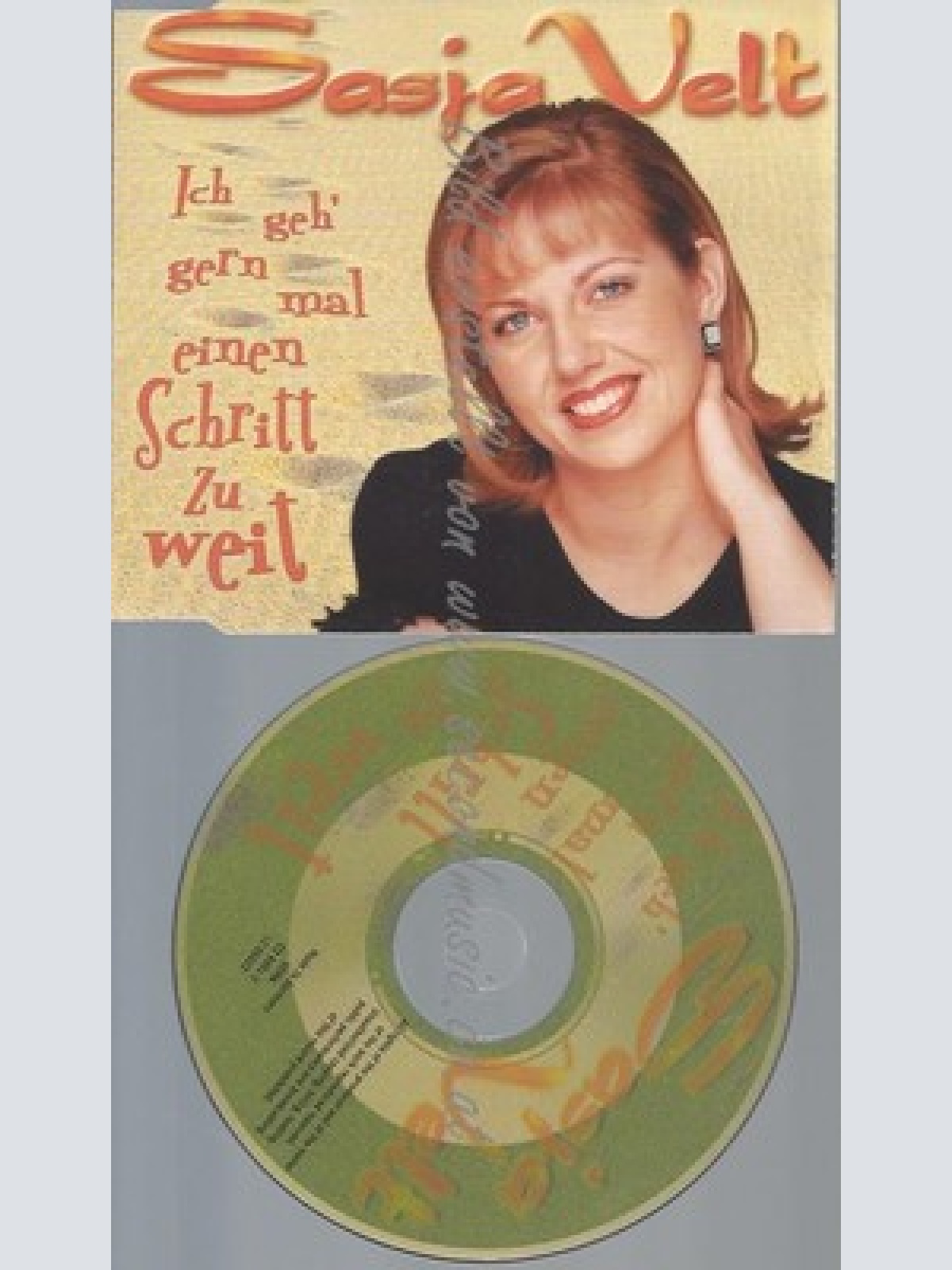 CD--VELT,SASJA--ICH GEH GERN MAL EINEN SCHRITT | SINGLE