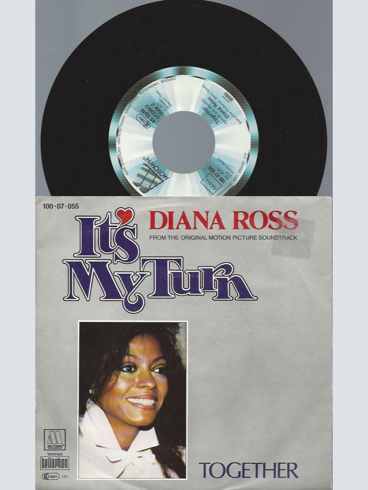 7"     Diana Ross  It's My Turn