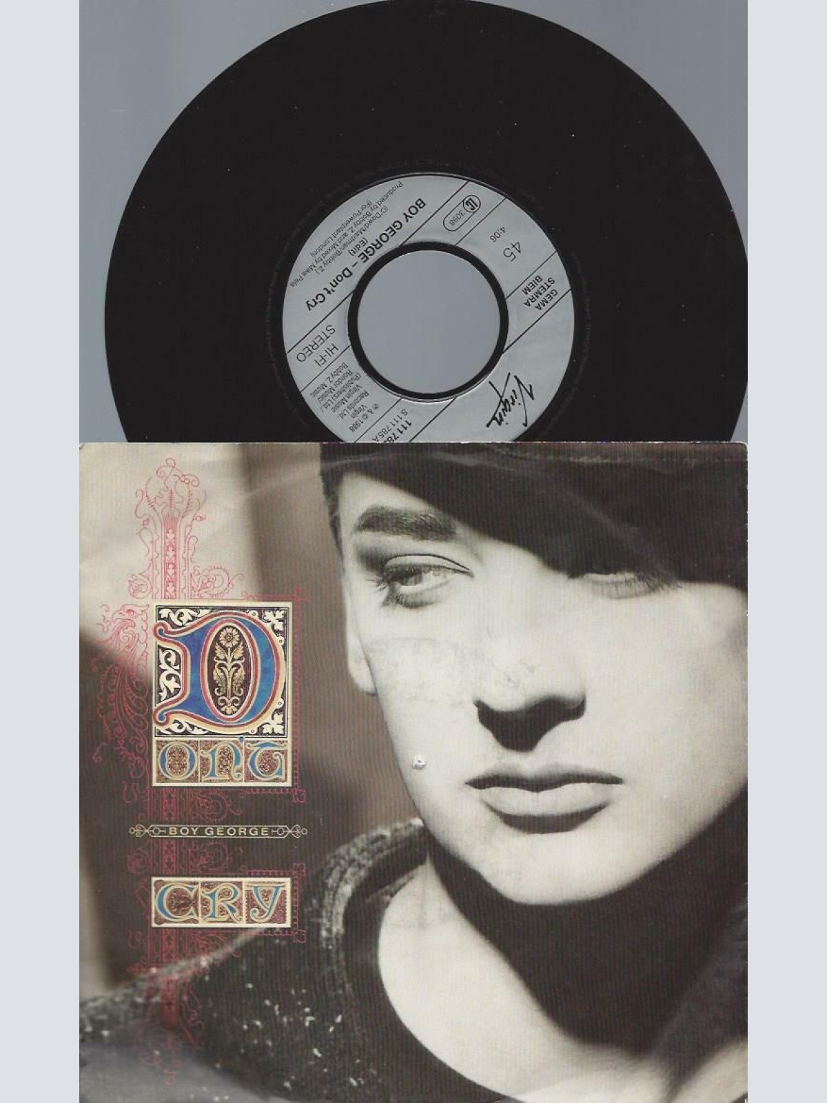7"    Boy George – Don't Cry