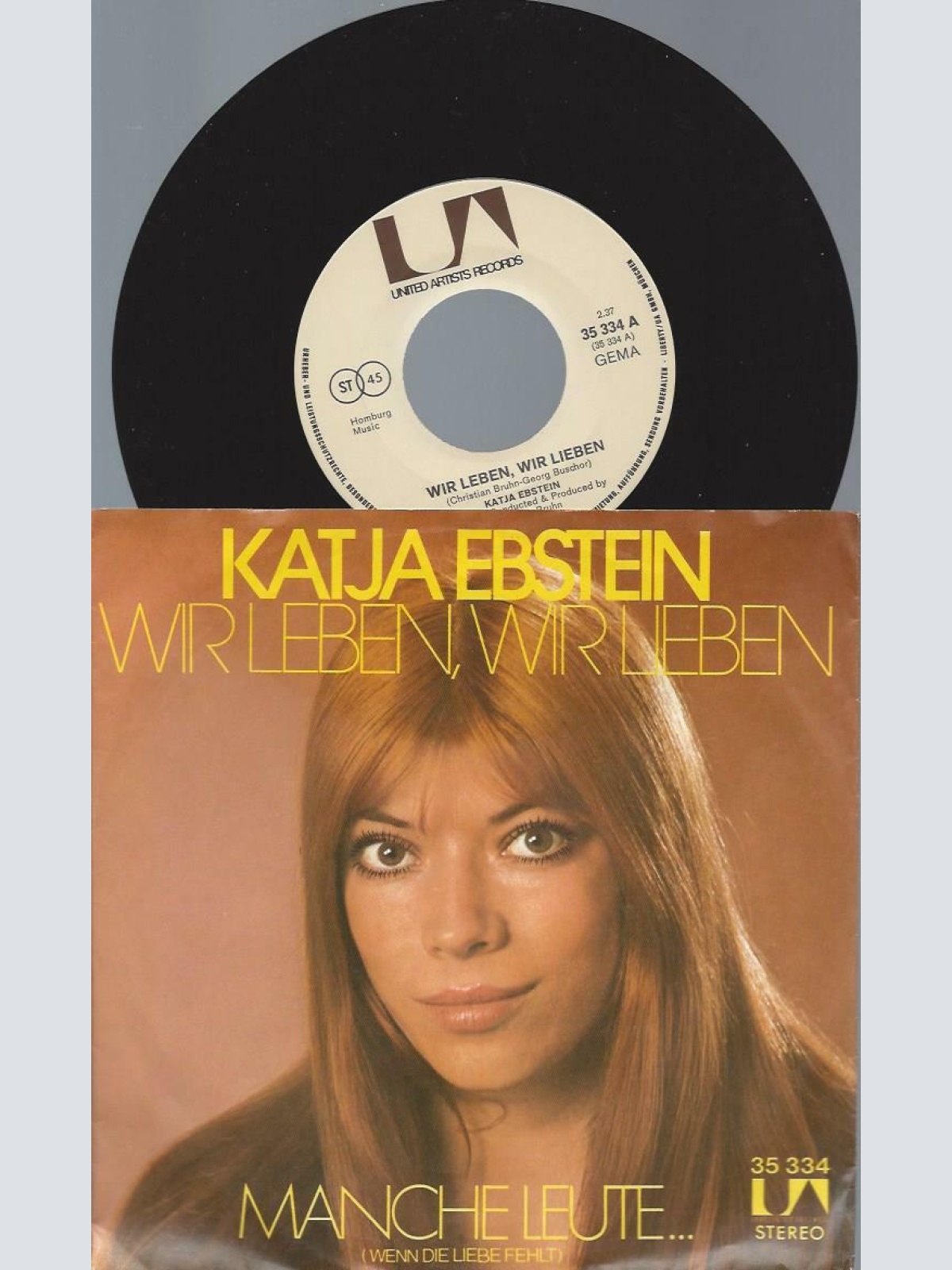 7"   Katja Ebstein – Wir Leben, Wir Lieben