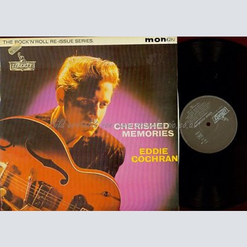 LP--EDDIE COCHRAIN--CHERISHED MEMORIES--FRANCE LIBERTY--LBYF 1109