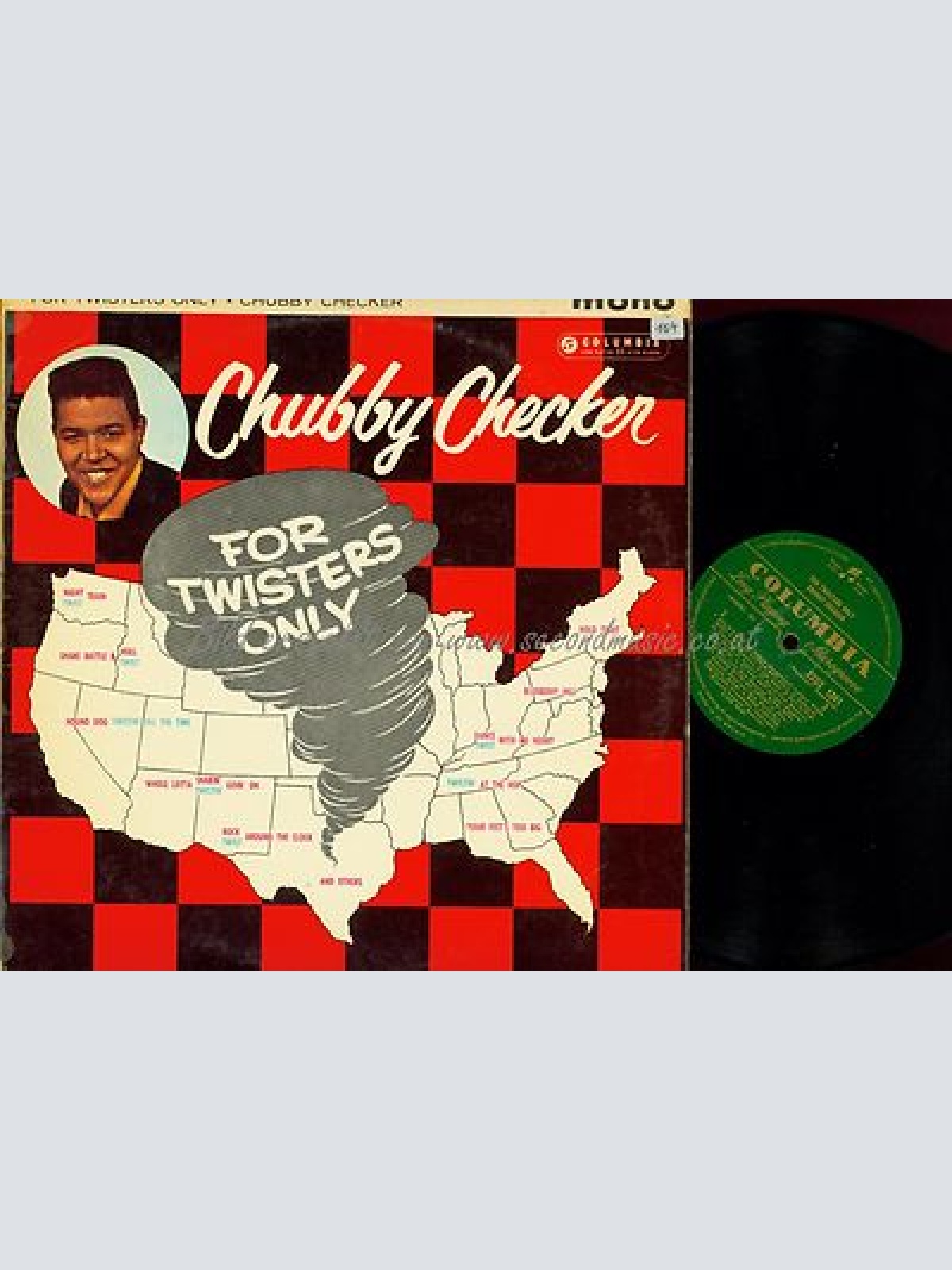 LP--CHUBBY CHECKER--FOR TWISTERS ONLY--
