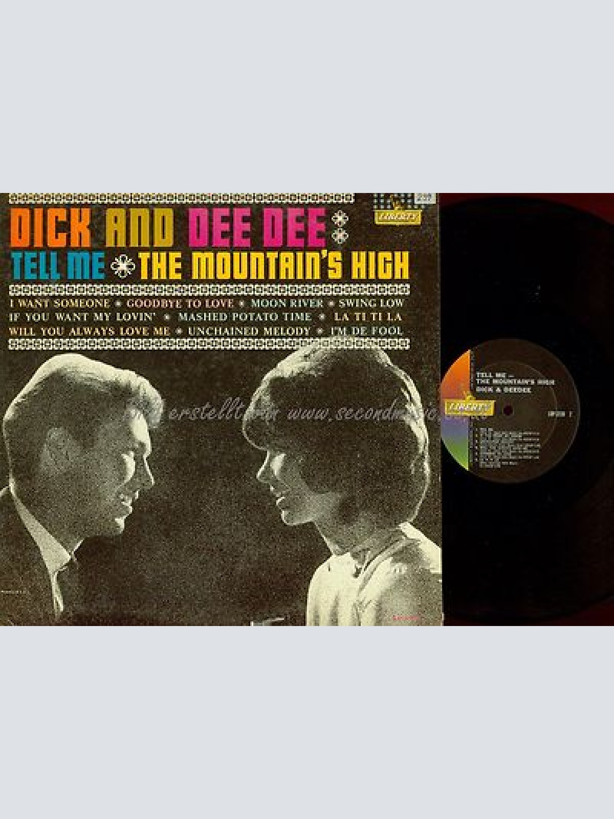 LP--DICK AND DEEDEE--TELL ME THEMOUNTAINS  HIGH