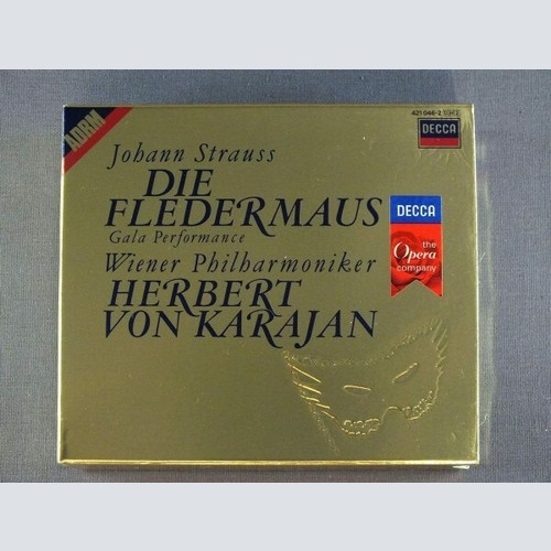 2xCD, Album, RE, RM + Box Johann Strauss* - Wiener Philharmoniker, Herbert vo...