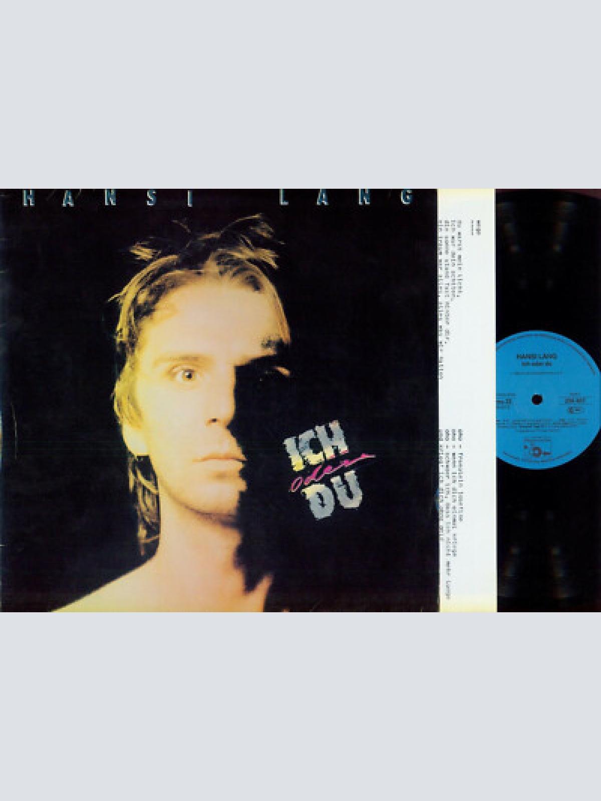 LP--Hansi Lang – Ich Oder Du // OIS / 206607