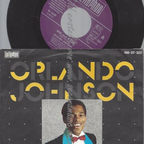 7"    Orlando Johnson – With Just A Kiss