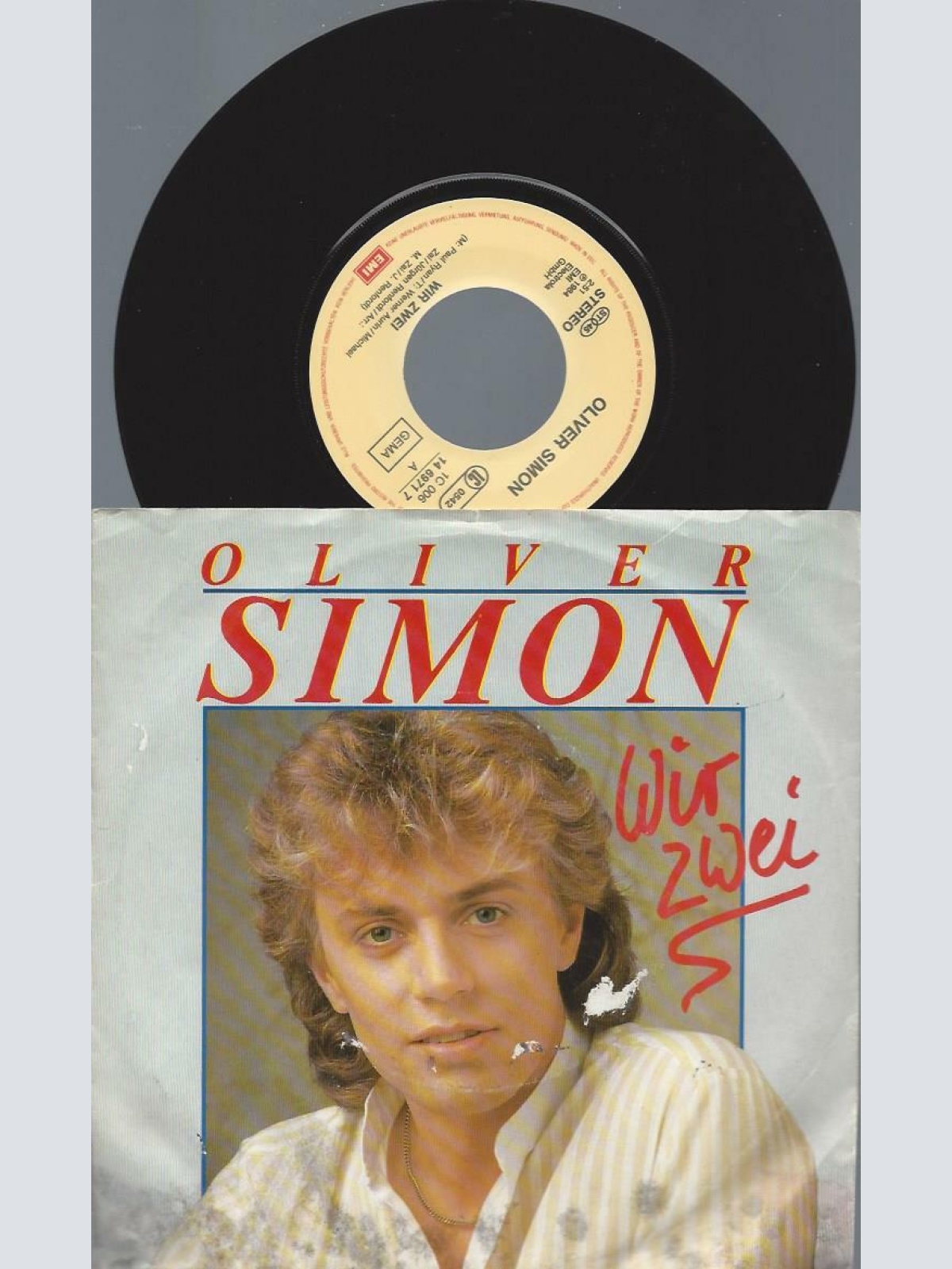 7"    Oliver Simon  Wir Zwei