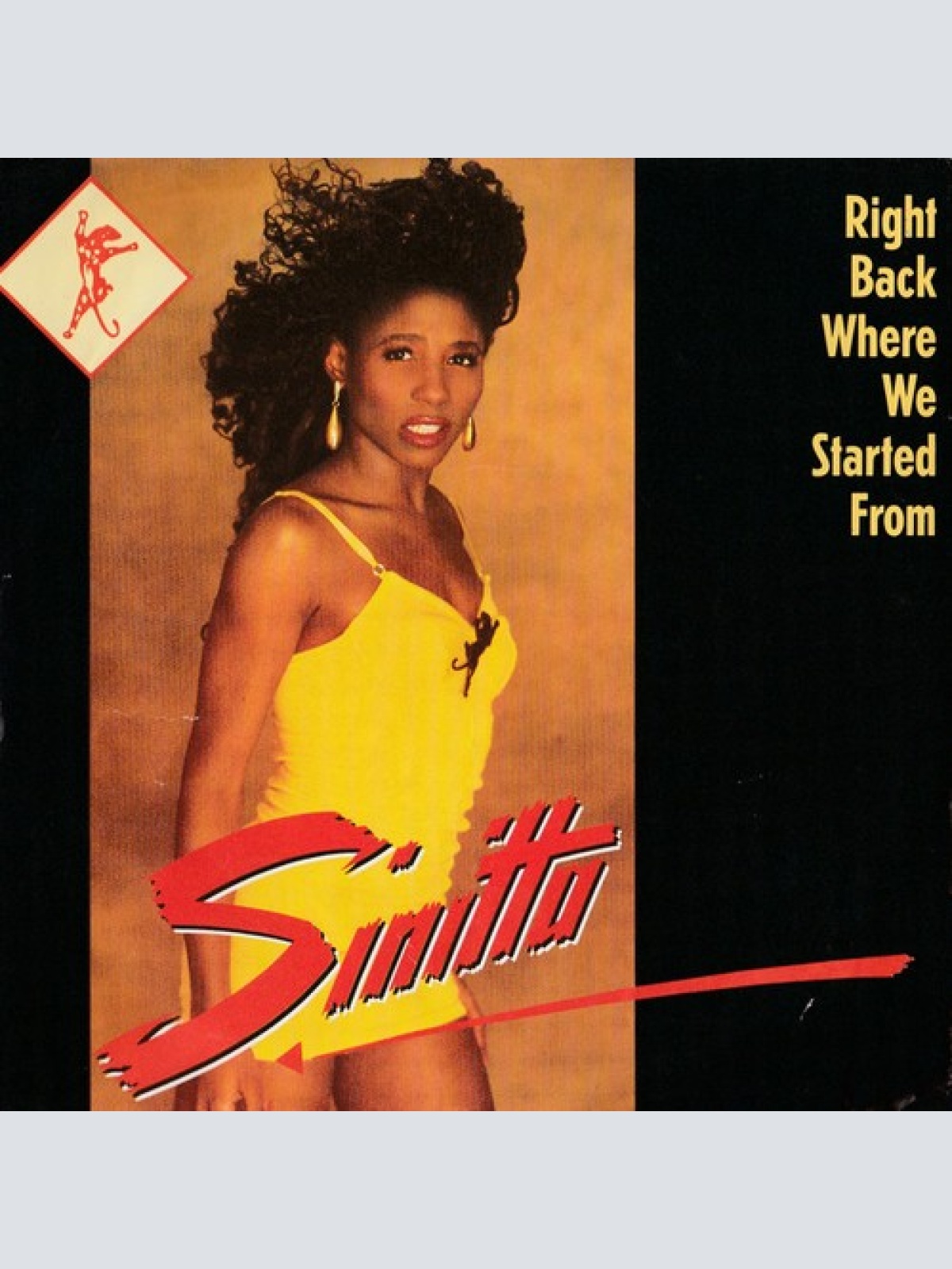 7", Lar Sinitta - Right Back Where We Started From
