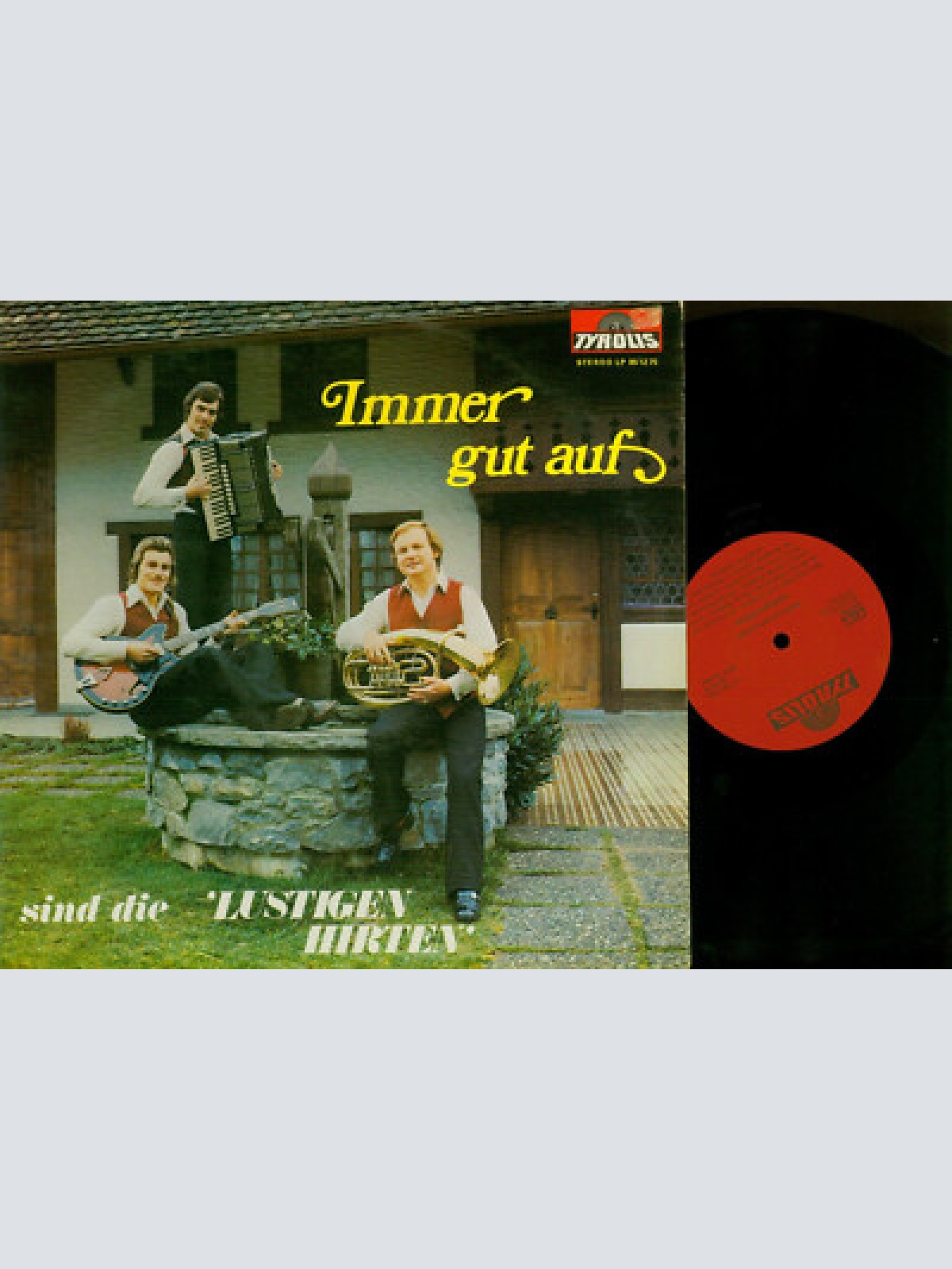 LP--IMMER GUT GELAUNT SIND DIE LUSTIGEN HIRTEN