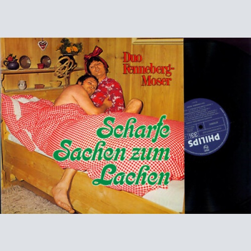 LP--DUO FENNEBERG MOSER  SCHARFE SACHEN ZUM LACHEN