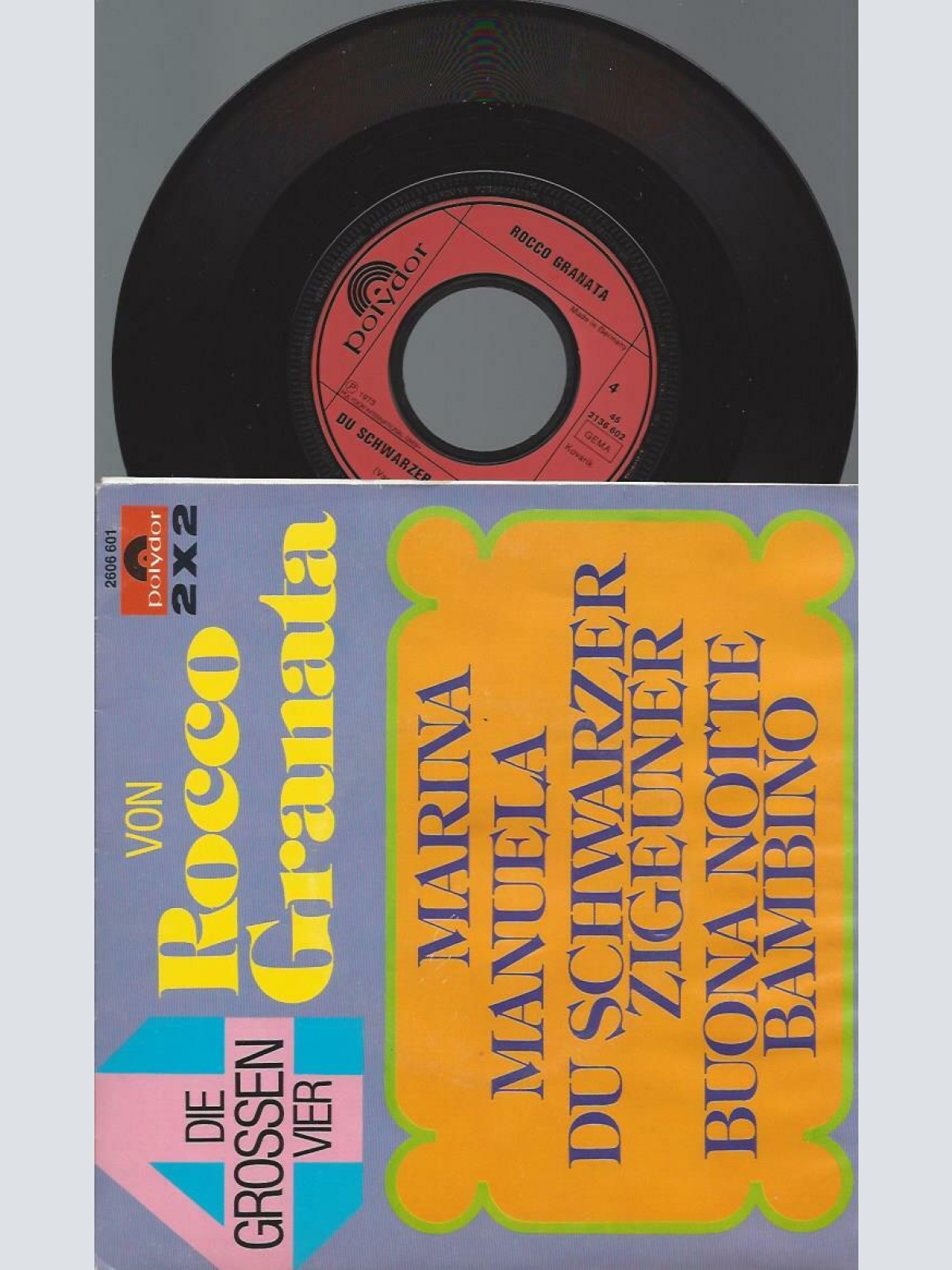 7"   Rocco Granata – Die Grossen Vier