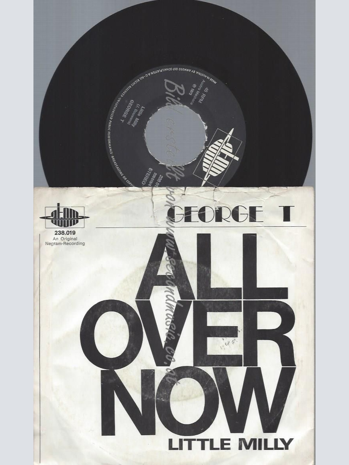 7" George T – All Over Now // ATOM 238019