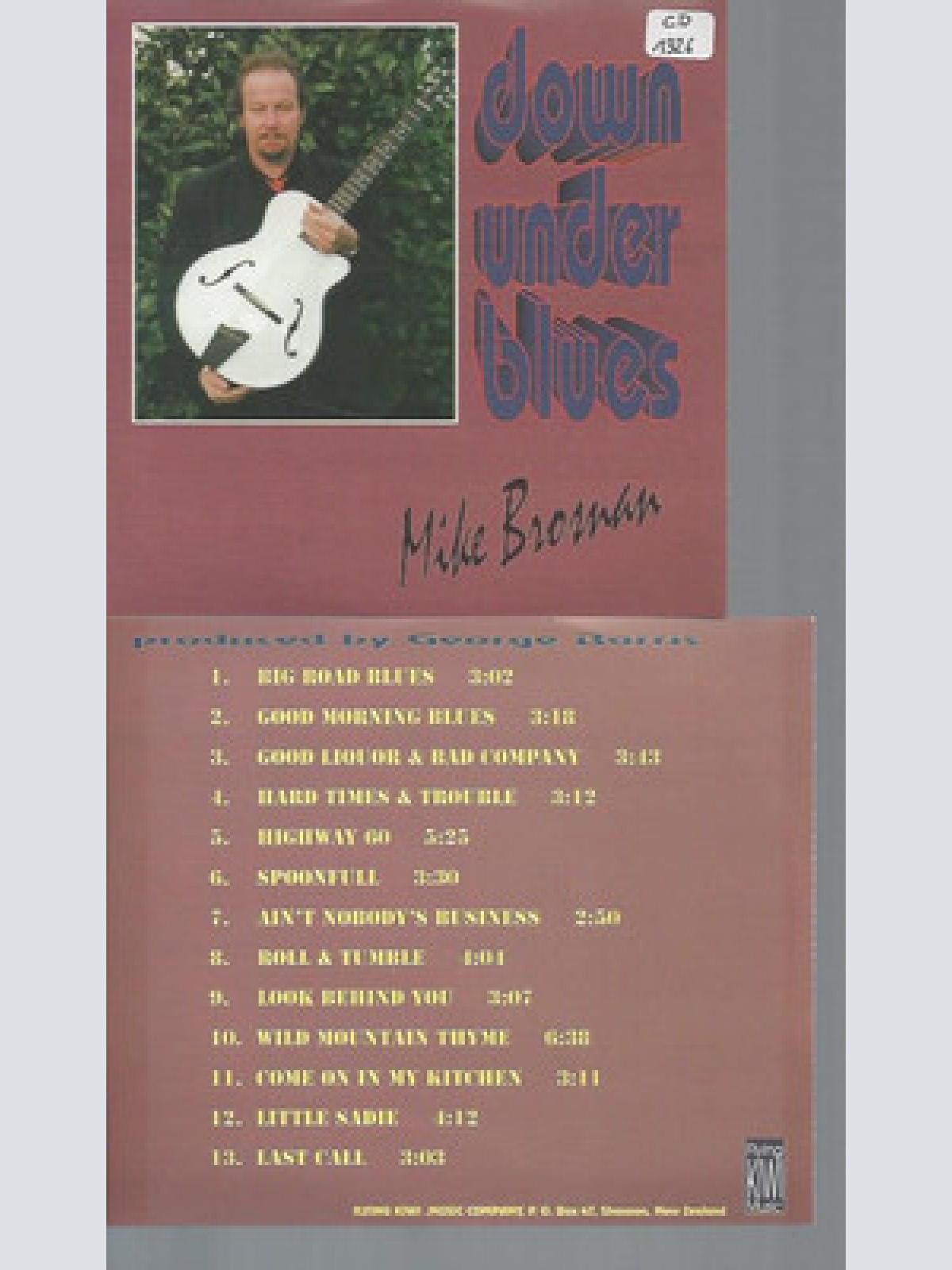 CD--MIKE BROSNAN DOWN UNDER BLUES