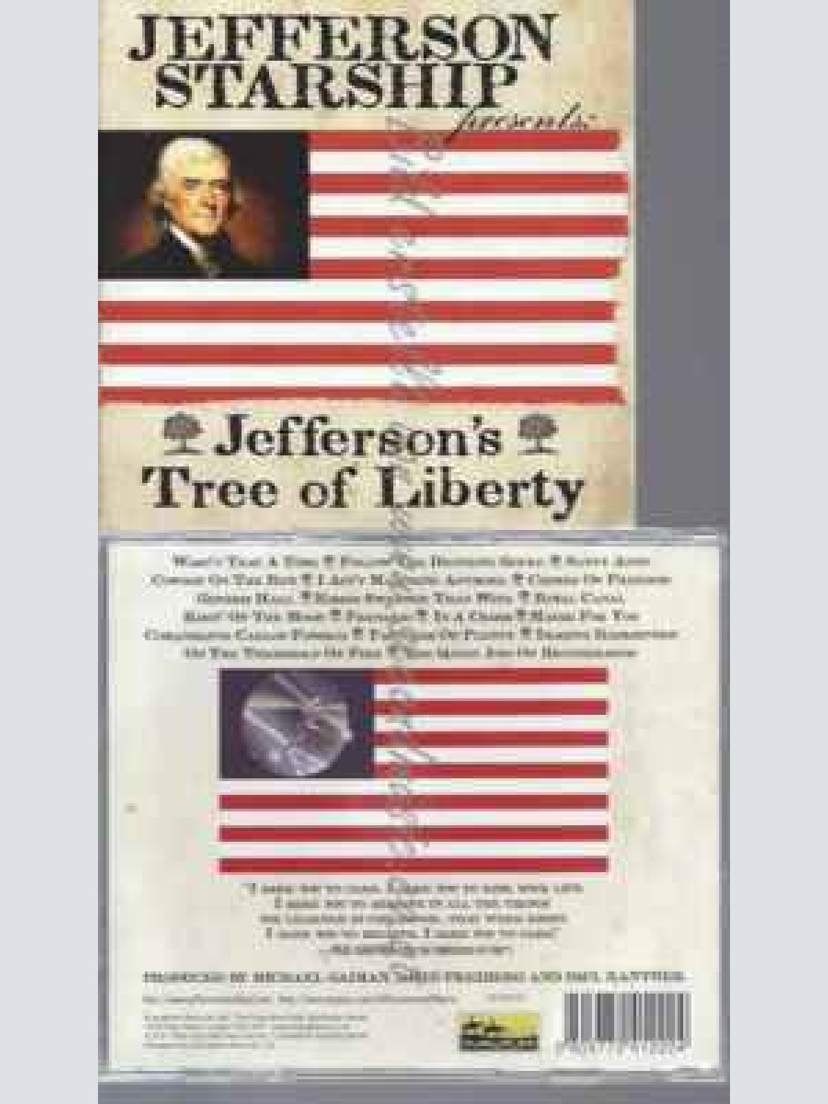 CD--JEFFERSON STARSHIP | --JEFFERSON'S TREE OF LIBERTY