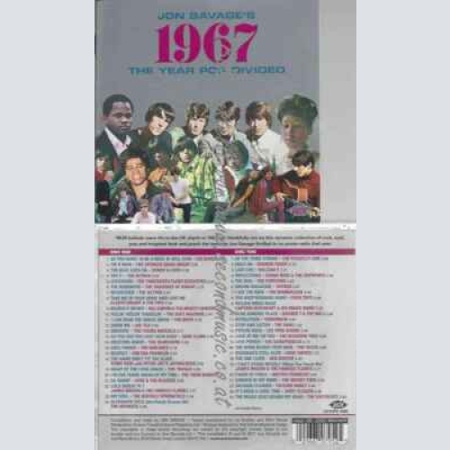 CD--Various | --Jon Savage'S -the Year Pop Divided 1967