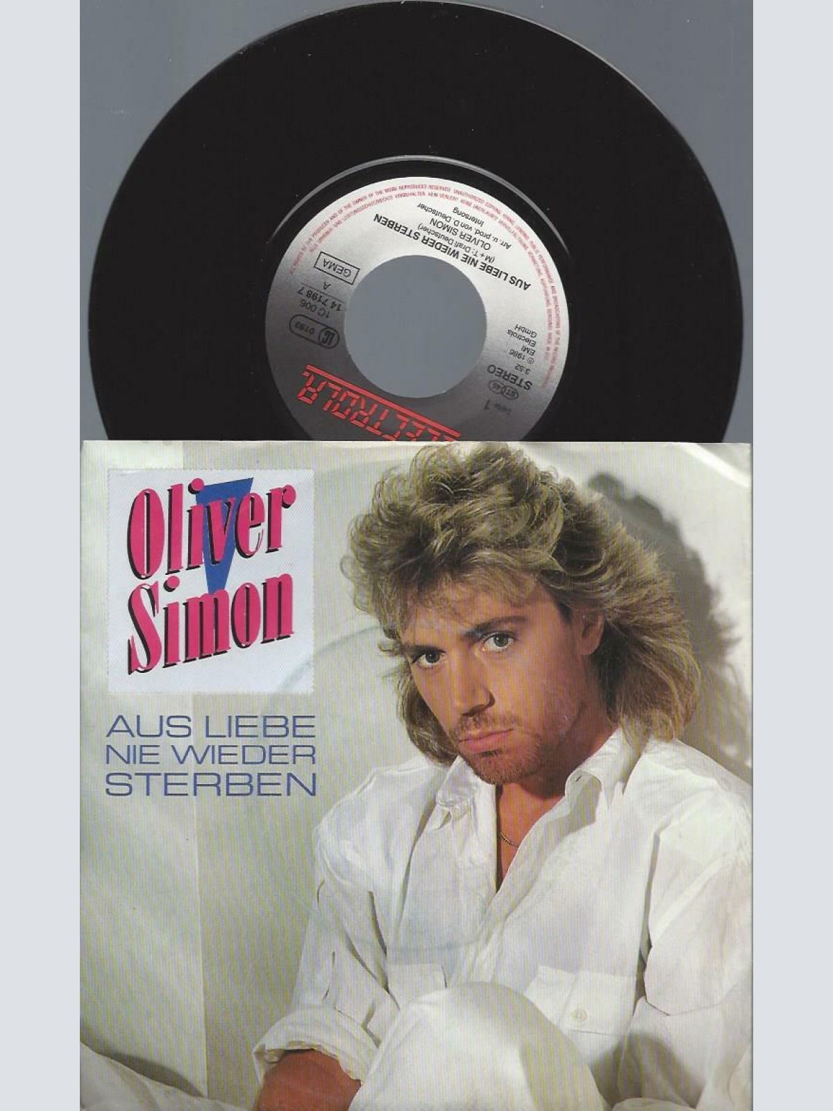 7"     Oliver Simon  Aus Liebe Nie Wieder Sterben