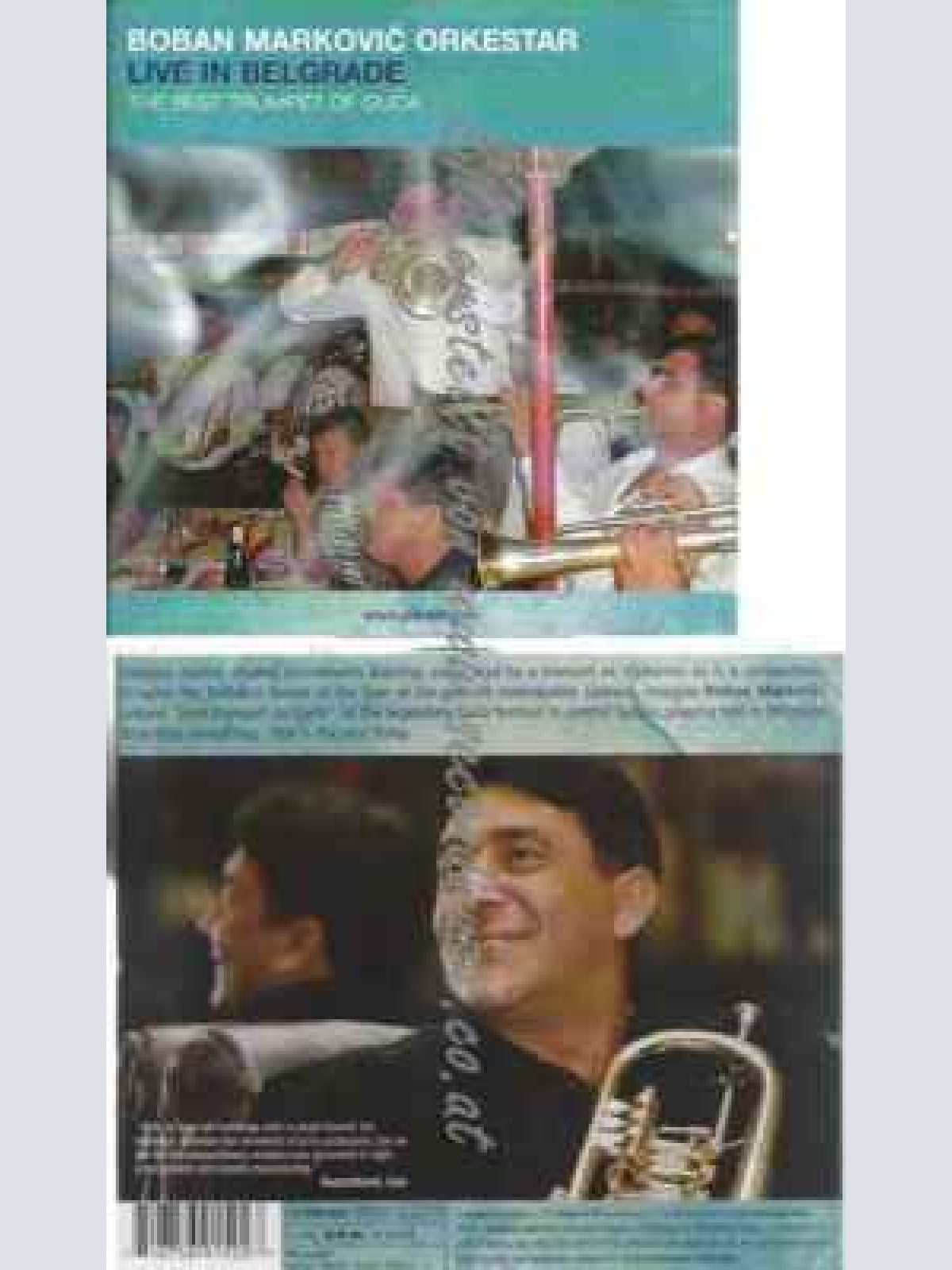 CD--Boban Markovic | --Live in Belgrade