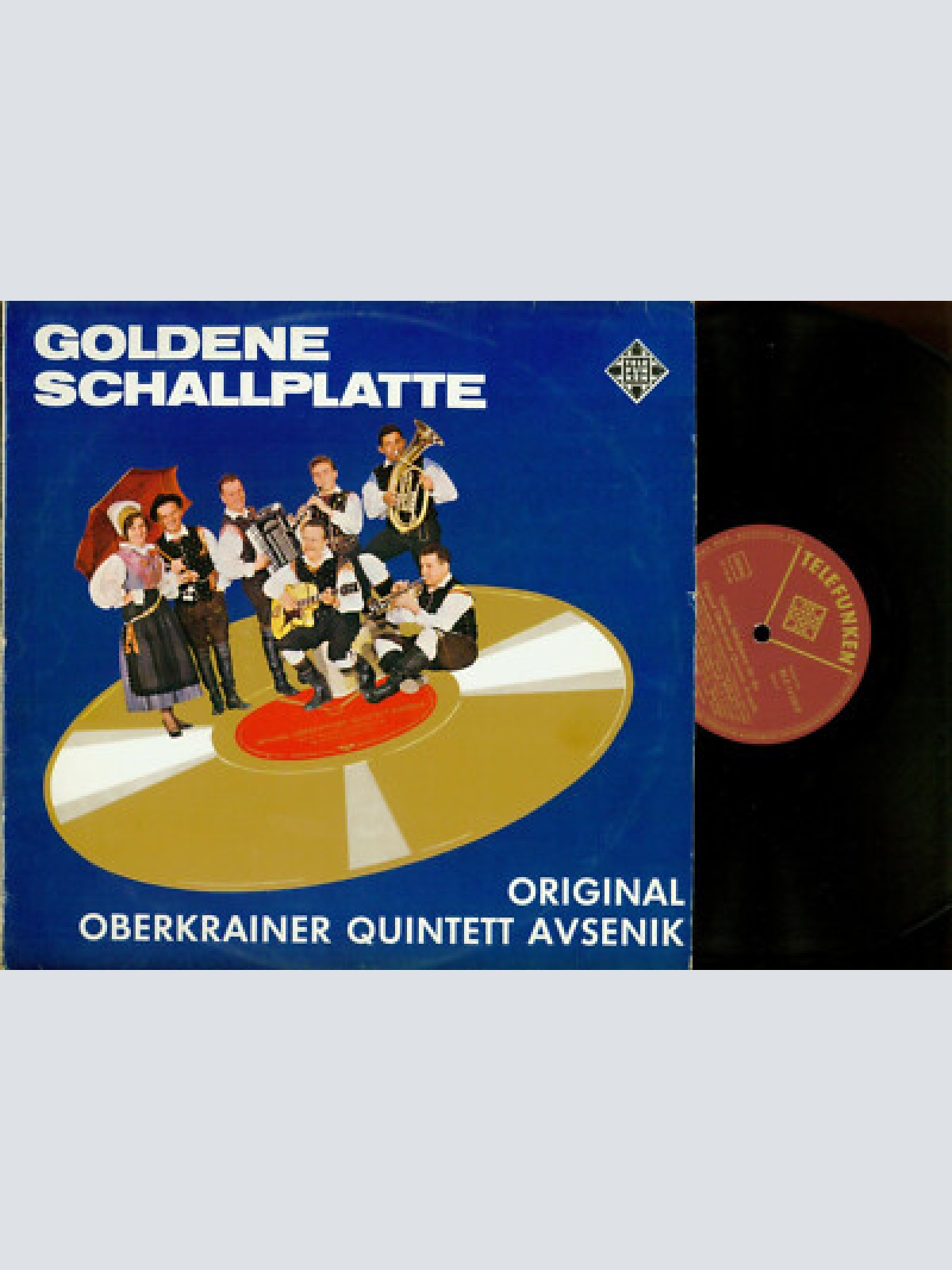 LP-- Goldene Schallplatte Für Das Oberkrainer Quintett Avensik / MONO BLE14320-P