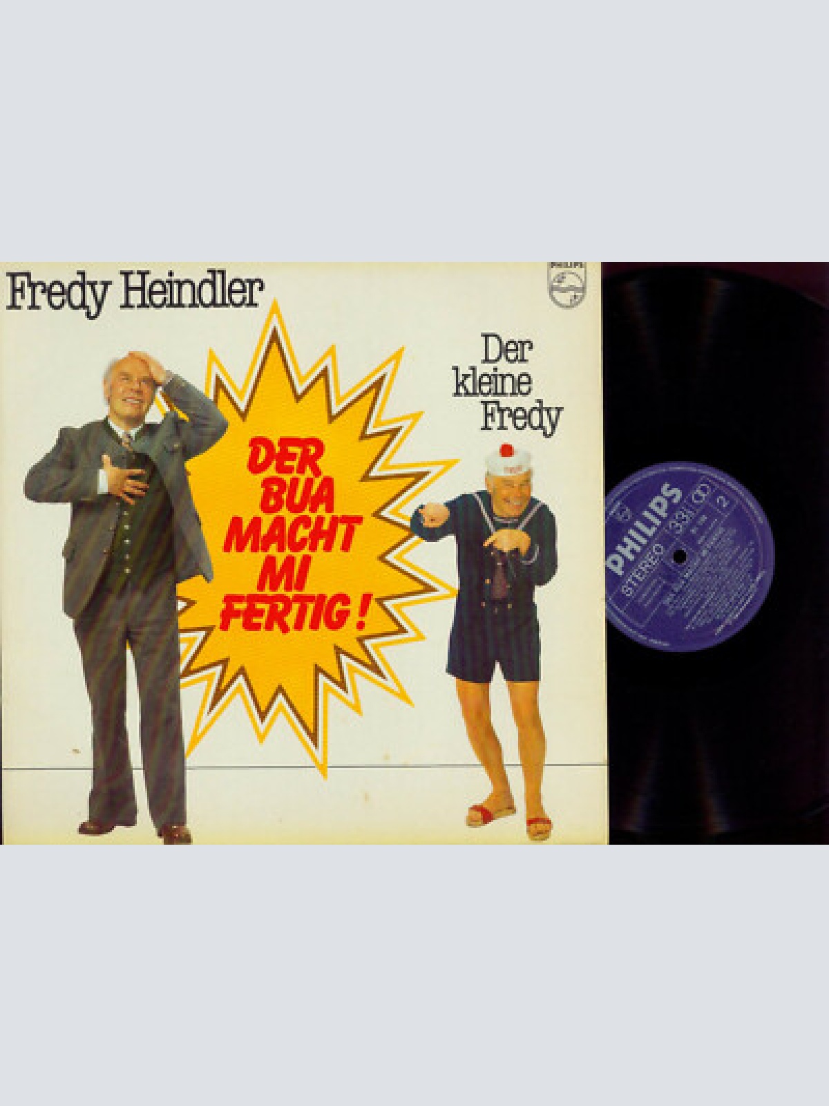 LP--   FREDDY HEINDLER DER BUA MACHT MI FERTIG