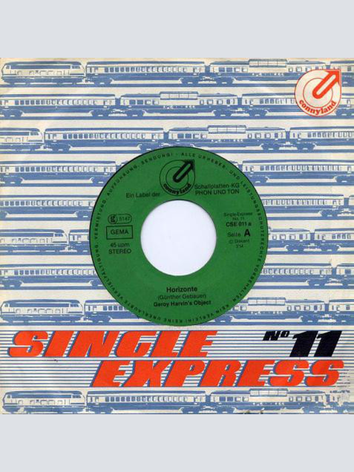 7", Single Geroy Harvin's Object - Horizonte / Rundflug
