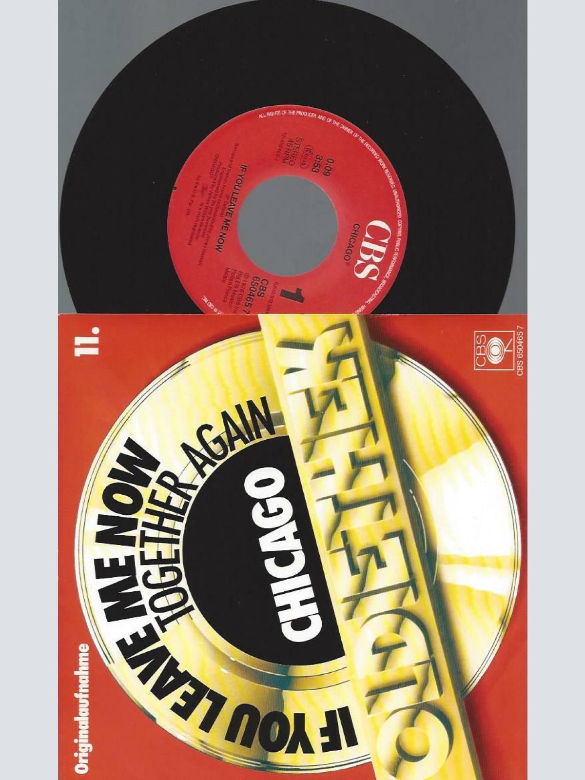 7"   Chicago   If You Leave Me Now