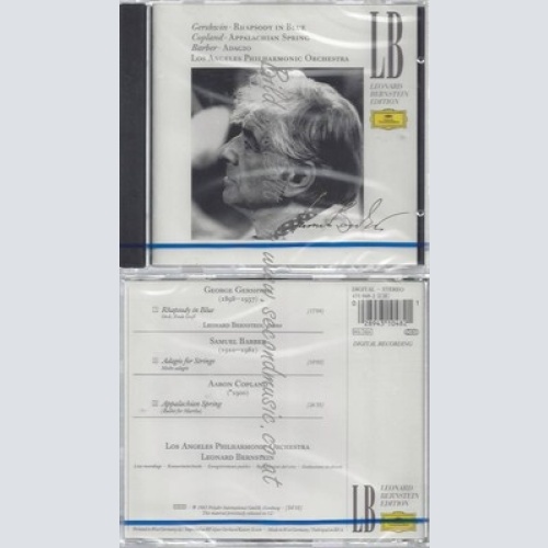 CD-NM-SEALED-BERNSTEIN -1990- - IMPORT -- GERSHWIN:RHAPSODY